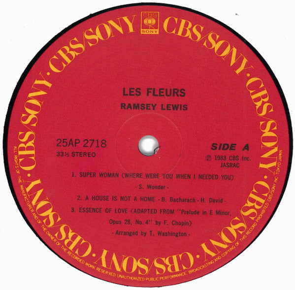 Ramsey Lewis - Les Fleurs (LP, Album)