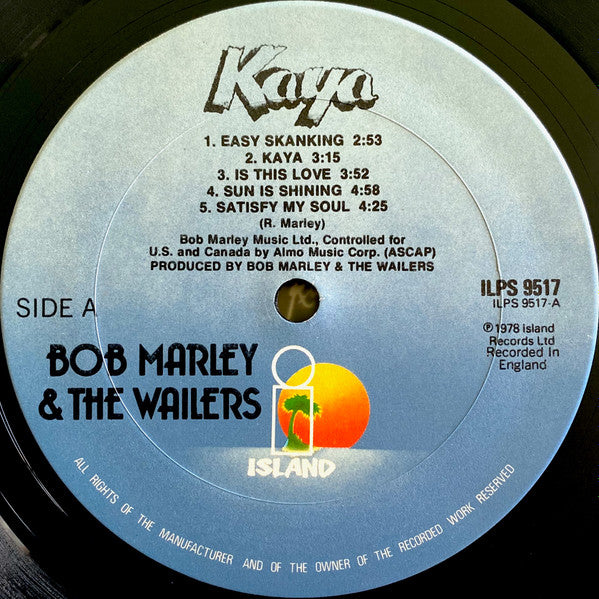 Bob Marley & The Wailers - Kaya (LP, Album)