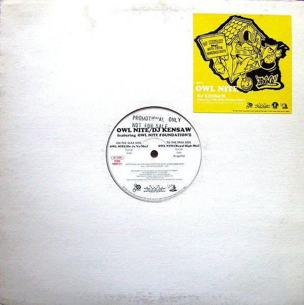 DJ Kensaw Featuring Owl Nite Foundation'z - Owl Nite (12"")