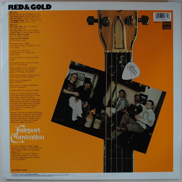 Fairport Convention - Red & Gold (LP, Album)
