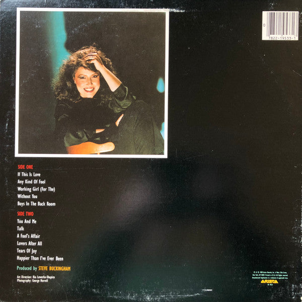 Melissa Manchester - For The Working Girl (LP, Album, Mon)