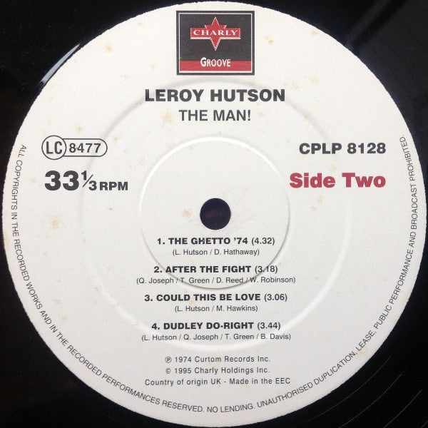 Leroy Hutson - The Man! (LP, Album, RE)
