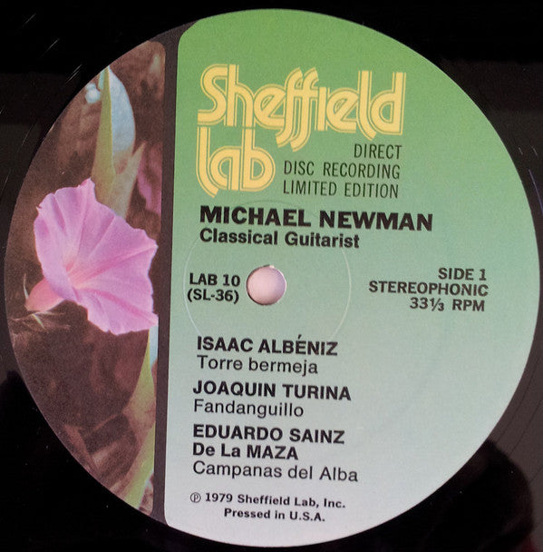 Michael Newman (7) - Classical Guitarist (LP, Comp, Ltd, Dir)