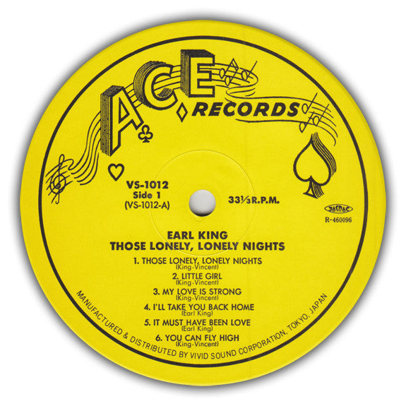 Earl King - Those Lonely, Lonely Nights (LP, Comp)
