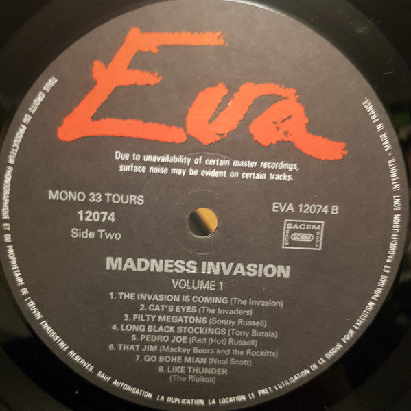 Various - The Madness Invasion (LP, Comp, RE)
