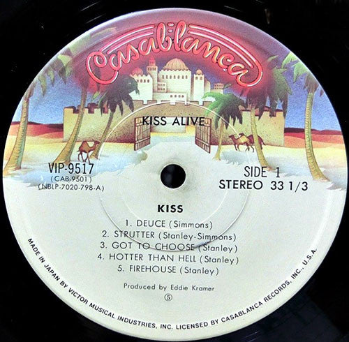 Kiss - Alive! (2xLP, Album, RE, Cas)