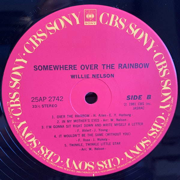 Willie Nelson - Somewhere Over The Rainbow (LP, Album)