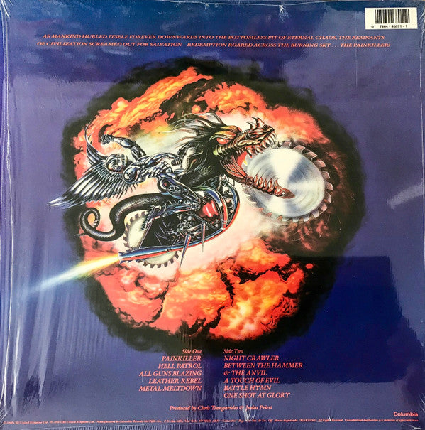 Judas Priest - Painkiller (LP, Album, Car)