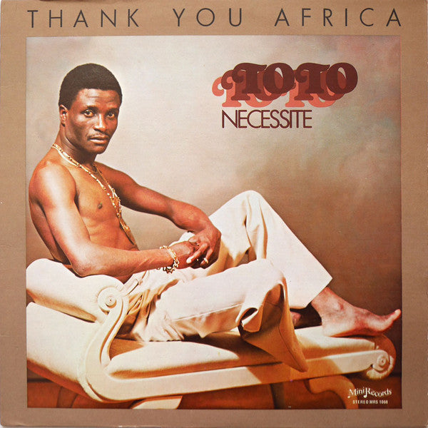 Toto Necessite - Thank You Africa (LP, Album)