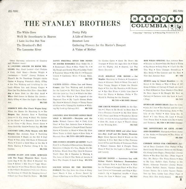 The Stanley Brothers - The Stanley Brothers (LP, Mono)