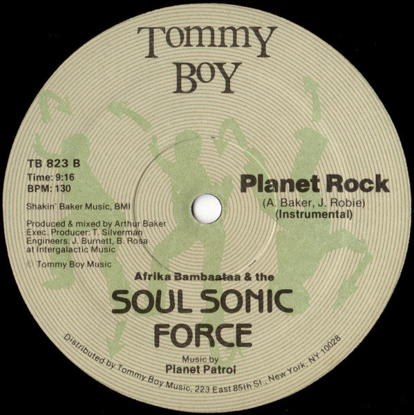 Afrika Bambaataa & Soulsonic Force - Planet Rock(12", Gre)
