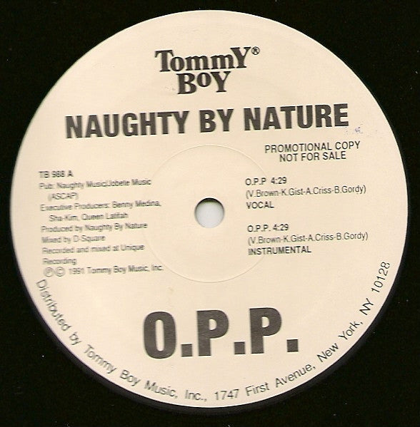 Naughty By Nature - O.P.P. / Wickedest Man Alive (12"", Single, Promo)