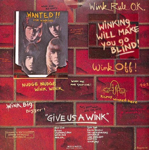 Sweet* - Give Us A Wink = 甘い誘惑 (LP, Album, Die)