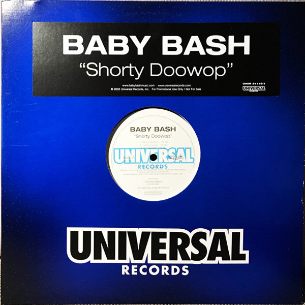Baby Bash - Shorty Doowop (12"", Promo)