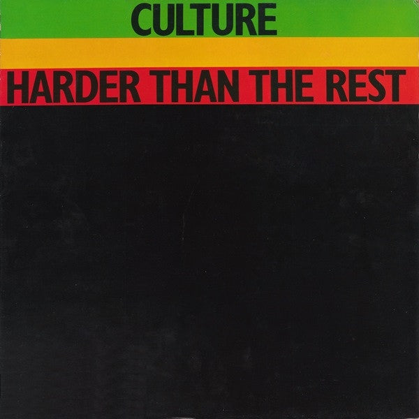 Culture - Harder Than The Rest (LP, Album, RP)