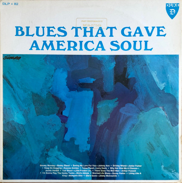 Various - Blues That Gave America Soul (LP, Comp, Mono)