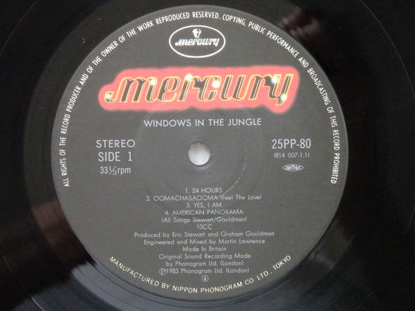 10cc - Windows In The Jungle (LP, Album)