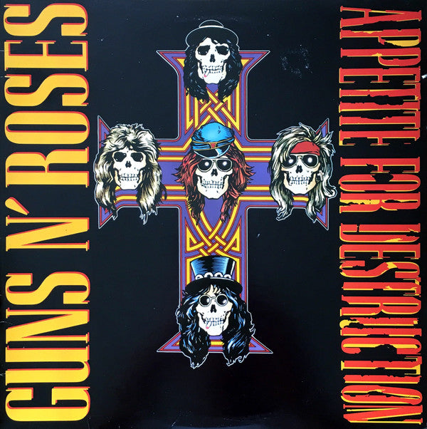 Guns N' Roses - Appetite For Destruction (LP, Album)