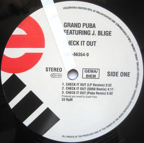 Grand Puba Featuring Mary J. Blige - Check It Out (12"")