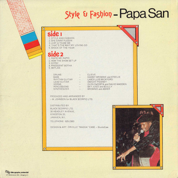 Papa San - Style & Fashion (LP, Album)