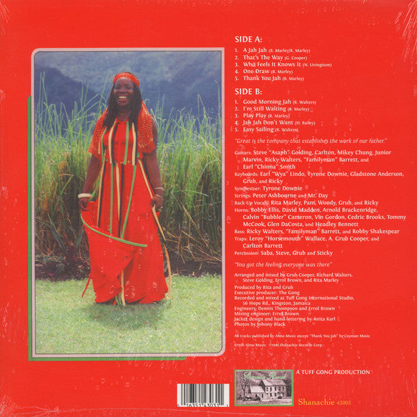 Rita Marley - Who Feels It Knows It (LP, Album, RE)