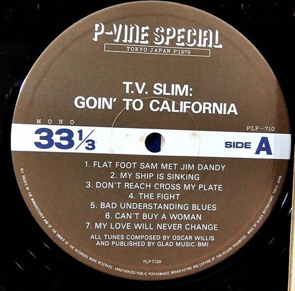 T.V. Slim* - Goin’ To California (LP, Comp)