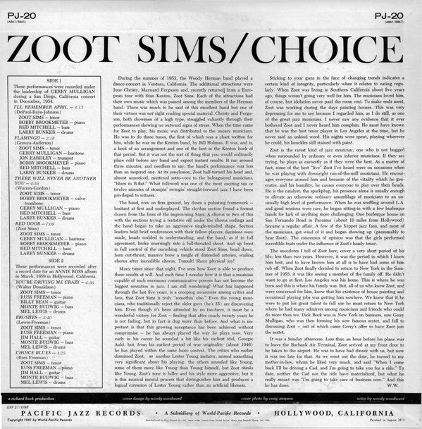 Zoot Sims - Choice (LP, Album, Mono, RE)