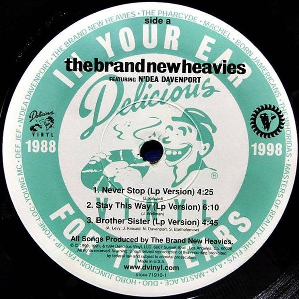 The Brand New Heavies Featuring N'Dea Davenport - Never Stop (12"")
