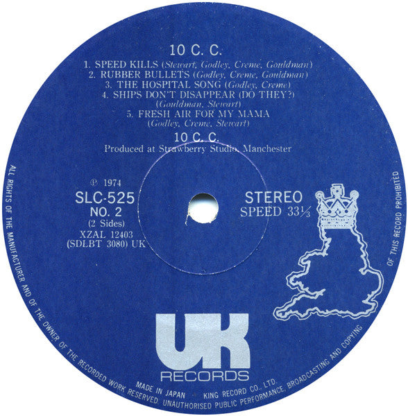10cc - 10cc (LP, Album)