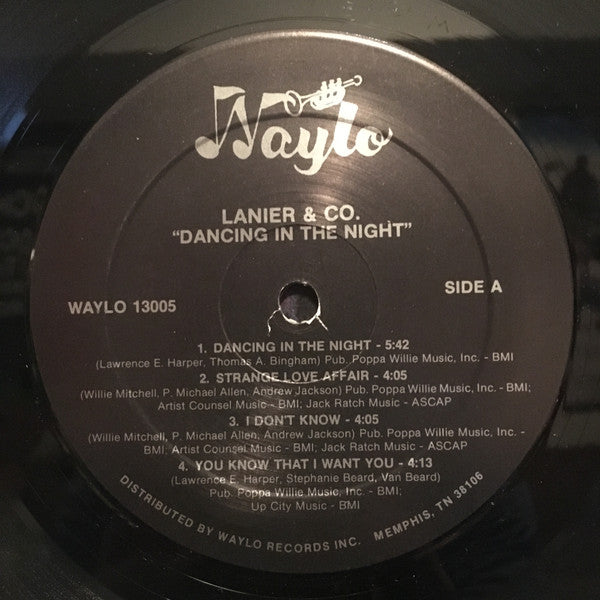 Lanier & Co.* - Dancing In The Night (LP, Album)