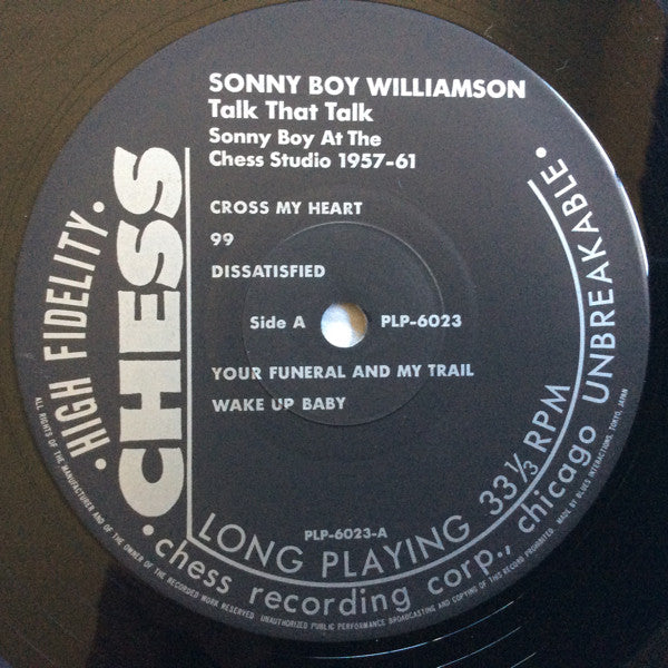 Sonny Boy Williamson (2) - Talk That Talk - Sonny Boy at The Chess ...