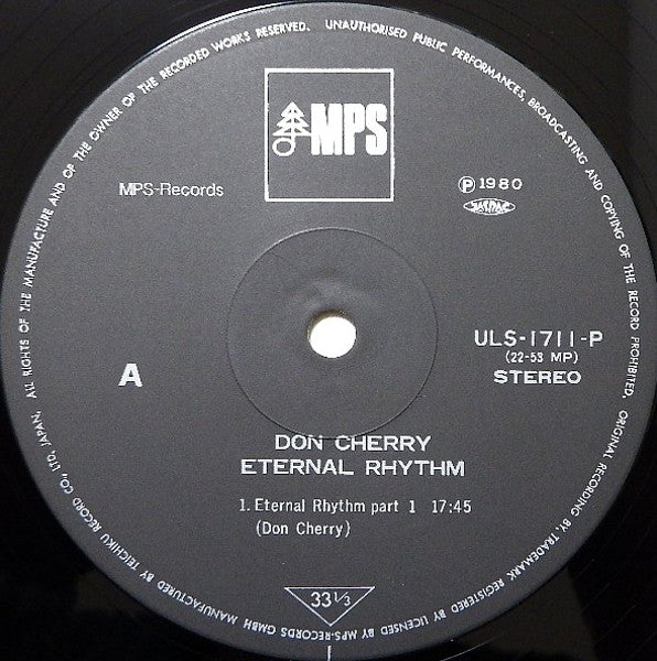 Don Cherry - Eternal Rhythm (LP, Album, Ltd, RE)