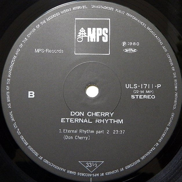 Don Cherry - Eternal Rhythm (LP, Album, Ltd, RE)