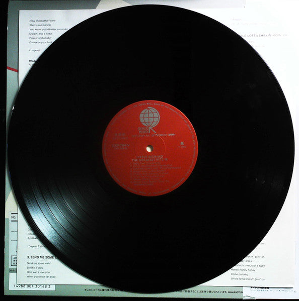 Little Richard - The Greatest Hits 16 (LP, Comp, Promo)