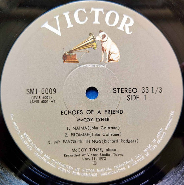 McCoy Tyner - Echoes Of A Friend = エコーズ・オブ・ア・フレンド(LP, Album)