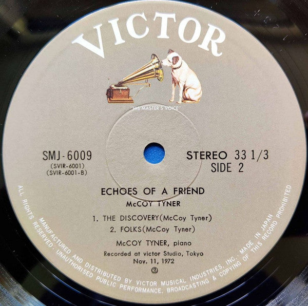 McCoy Tyner - Echoes Of A Friend = エコーズ・オブ・ア・フレンド(LP, Album)
