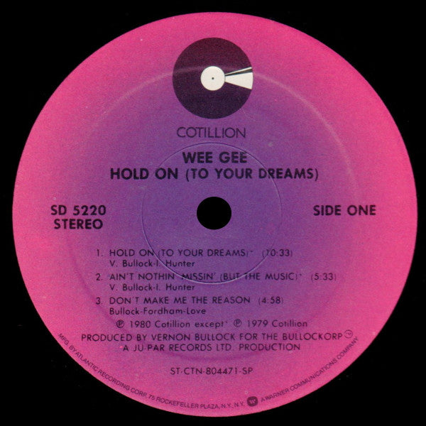 Wee Gee - Hold On (To Your Dreams) (LP, Album, SP )