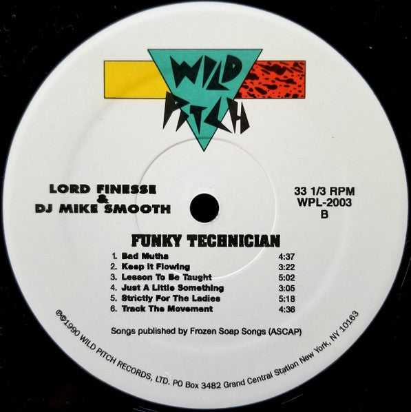Lord Finesse & DJ Mike Smooth - Funky Technician (LP, Album, RE)