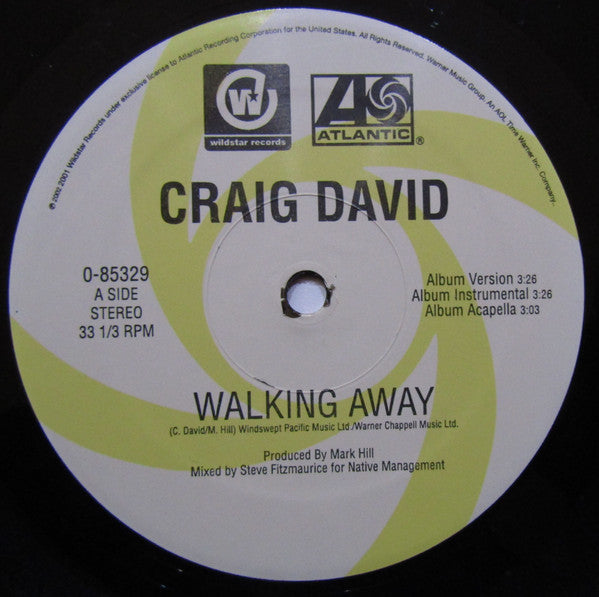 Craig David - Walking Away (12"")