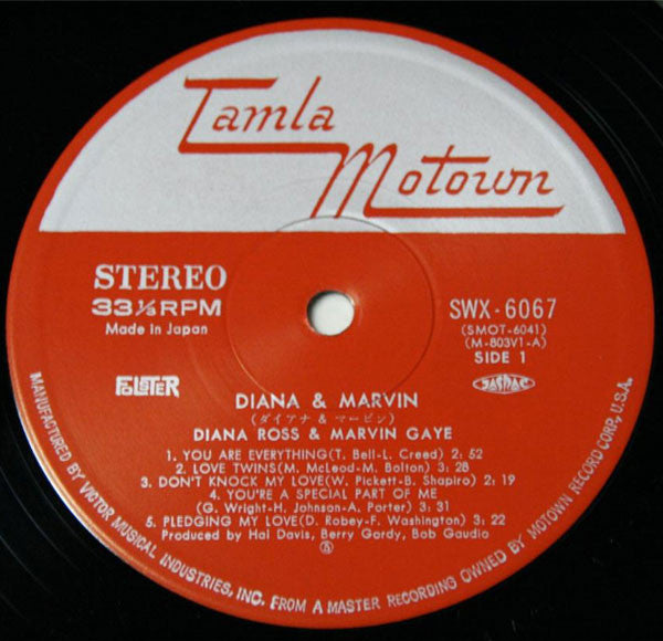 Diana* & Marvin* - Diana & Marvin (LP, Album, Gim)