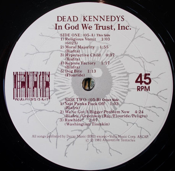Dead Kennedys - In God We Trust, Inc. (12"", EP, RP, Mon)