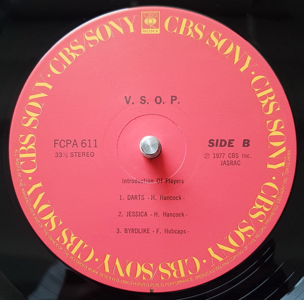 V.S.O.P.* - V.S.O.P. (LP, Album, Club, RE)