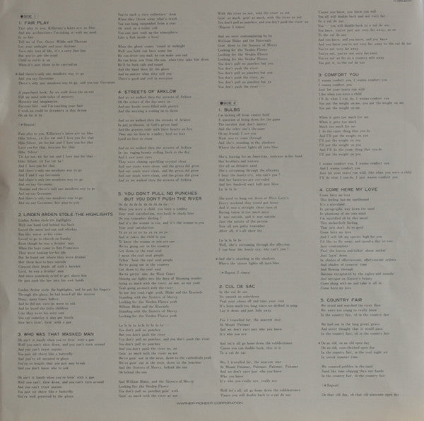 Van Morrison - Veedon Fleece (LP, Album)