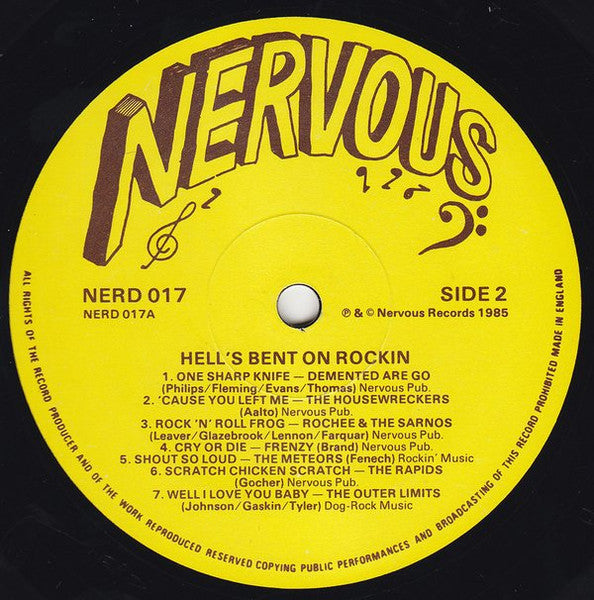 Various - Hell's Bent On Rockin ! (LP, Comp)