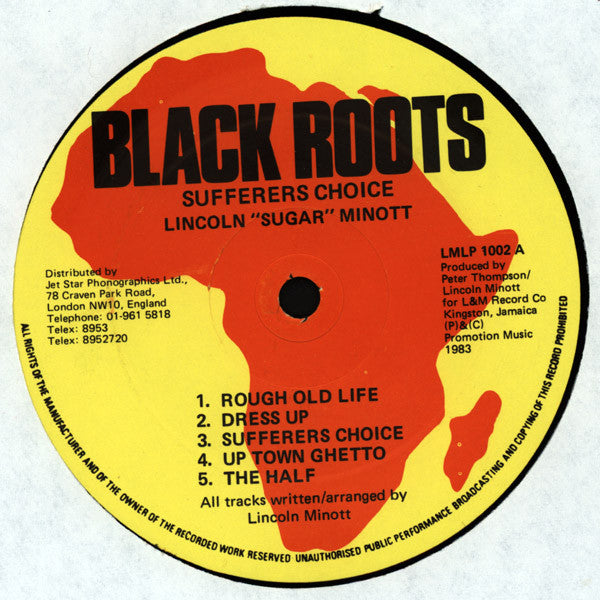 Sugar Minott - Sufferer's Choice (LP, Album)