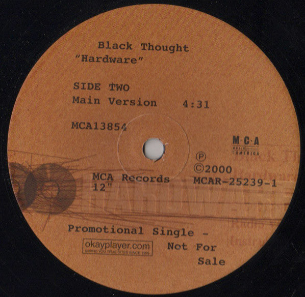 Black Thought - Hardware (12"", Promo)