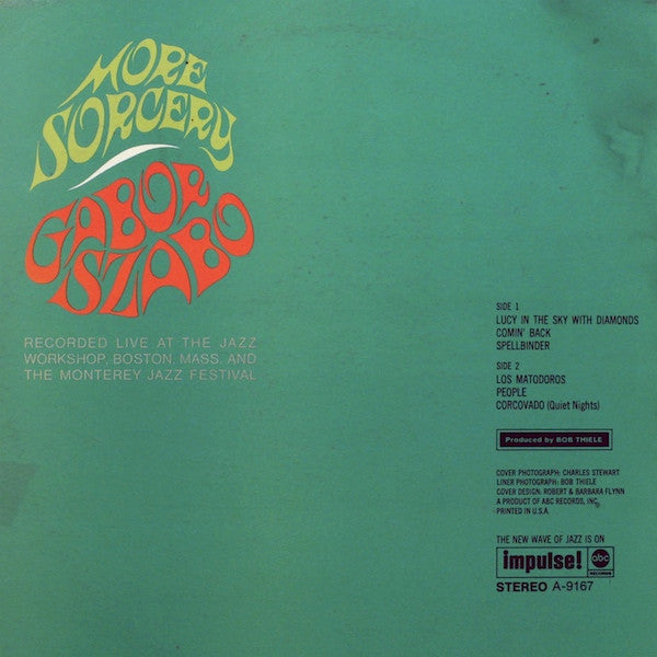 Gabor Szabo - More Sorcery (LP, Album, Gat)