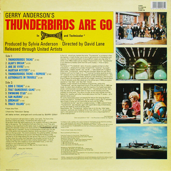 Barry Gray - Gerry Anderson's Thunderbirds Are Go (LP, Album)