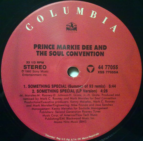 Prince Markie Dee & The Soul Convention* - Something Special (12"")