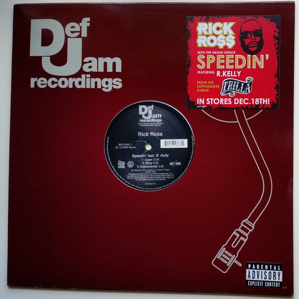 Rick Ross Featuring R. Kelly - Speedin' (12"", Single)
